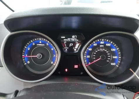 2013 Hyundai Elantra Gls/Limited из США, поврежденный, VIN KMHDH4AE4DU516111